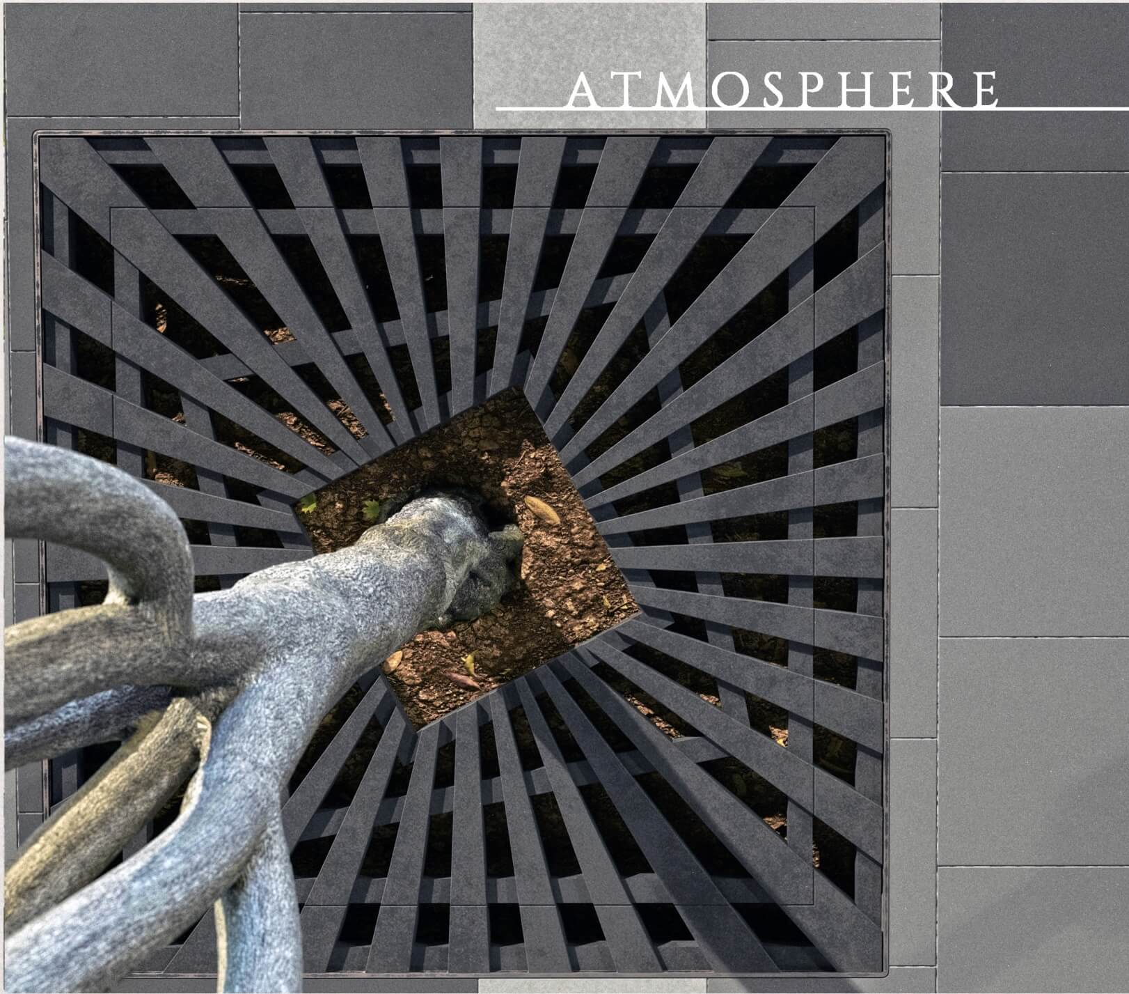 Приствольная решетка для дерева ZKING ATMOSPHERE 1.2х1.2м Черная в Хабаровске фото