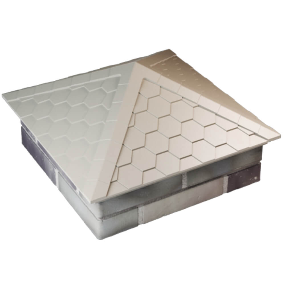 Колпак Zking Эверест Бежевый на столб 2х2 кирпича (535х535мм) Хабаровск фото