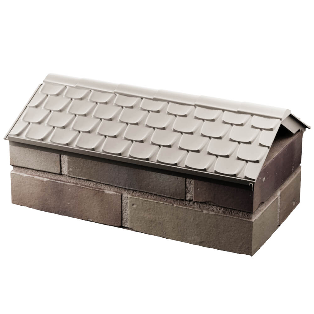 Парапет Zking Эльбрус Бежевый с посадкой на 1 кирпич (255мм) в Хабаровске фото