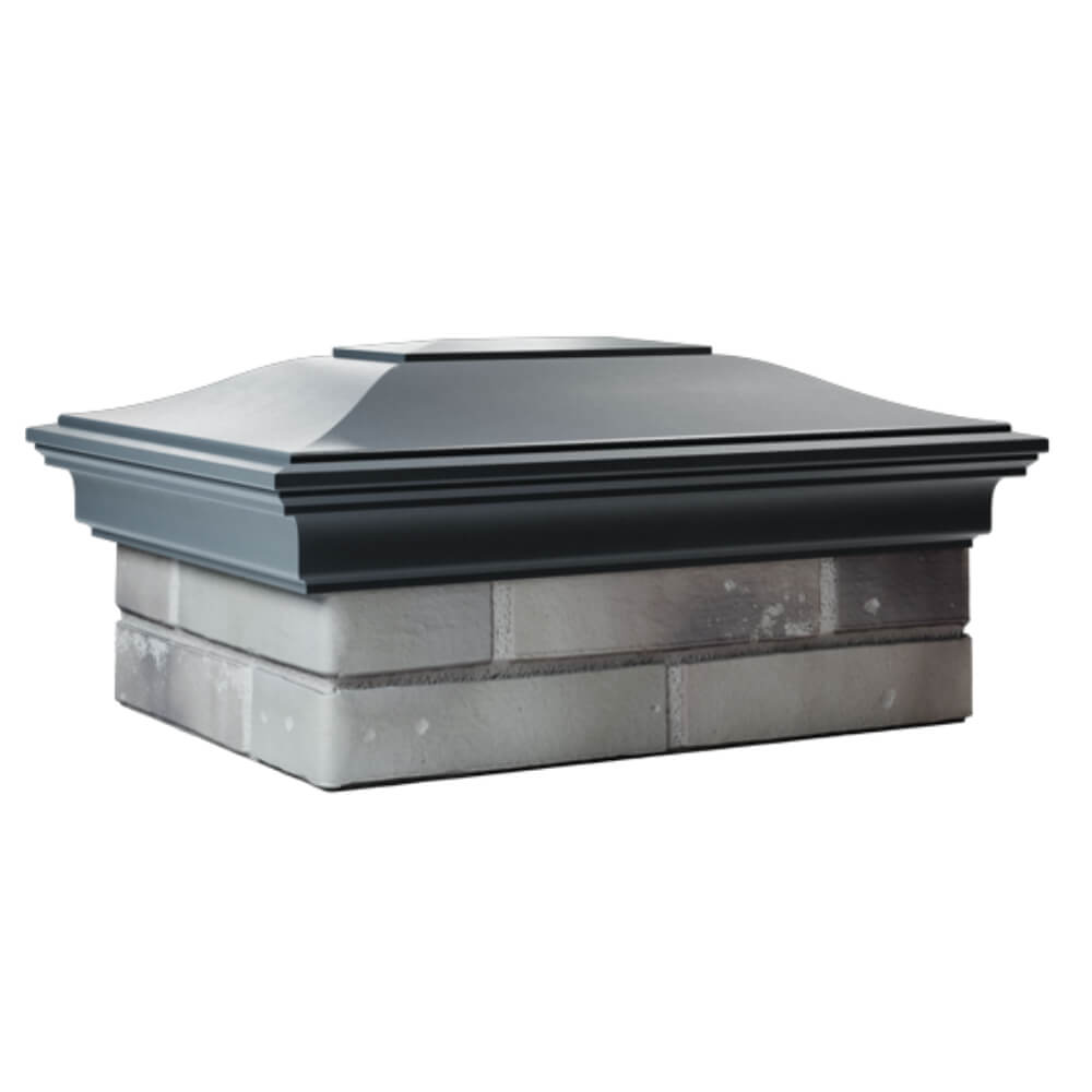 Колпак Zking Монблан Серый на столб 2х1.5 кирпича (515х385мм) в Хабаровске фото