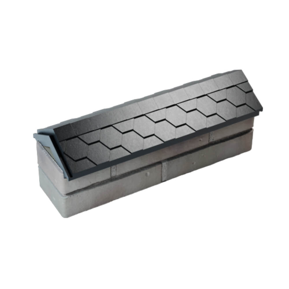 Парапет Zking Эверест Черный с посадкой на 0.5 кирпича (130мм) в Хабаровске фото