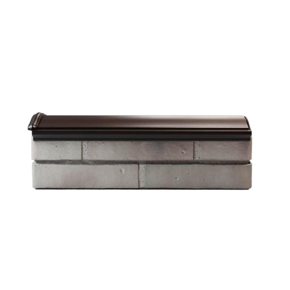 Парапет Zking Монблан Коричневый посадка на 0.5 кирпича (130мм) в Хабаровске фото