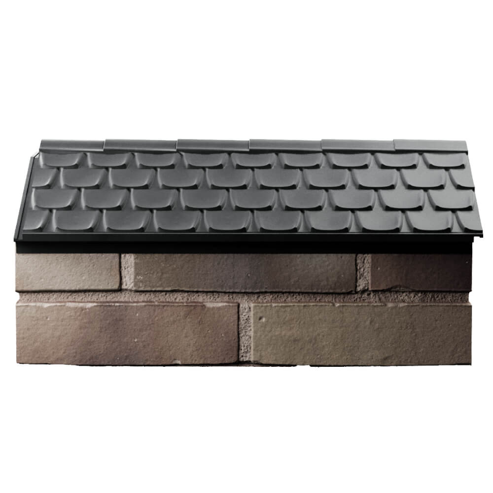 Парапет Zking Эльбрус Серый с посадкой на 1 кирпич (255мм) в Хабаровске фото