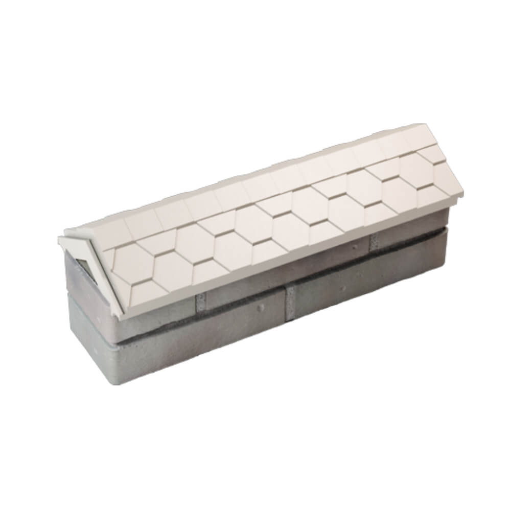 Парапет Zking Эверест Бежевый с посадкой на 0.5 кирпича (130мм) в Хабаровске фото