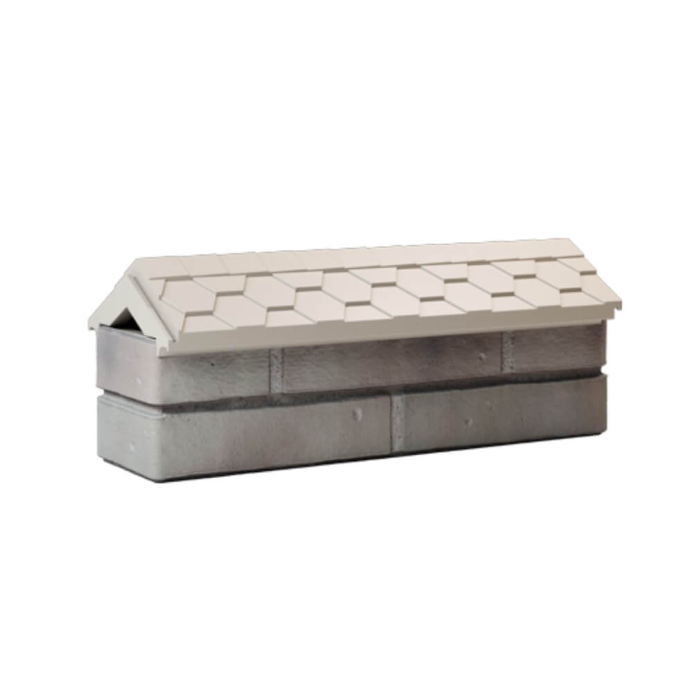 Парапет Zking Эверест Бежевый с посадкой на 0.5 кирпича (130мм) Хабаровск фото