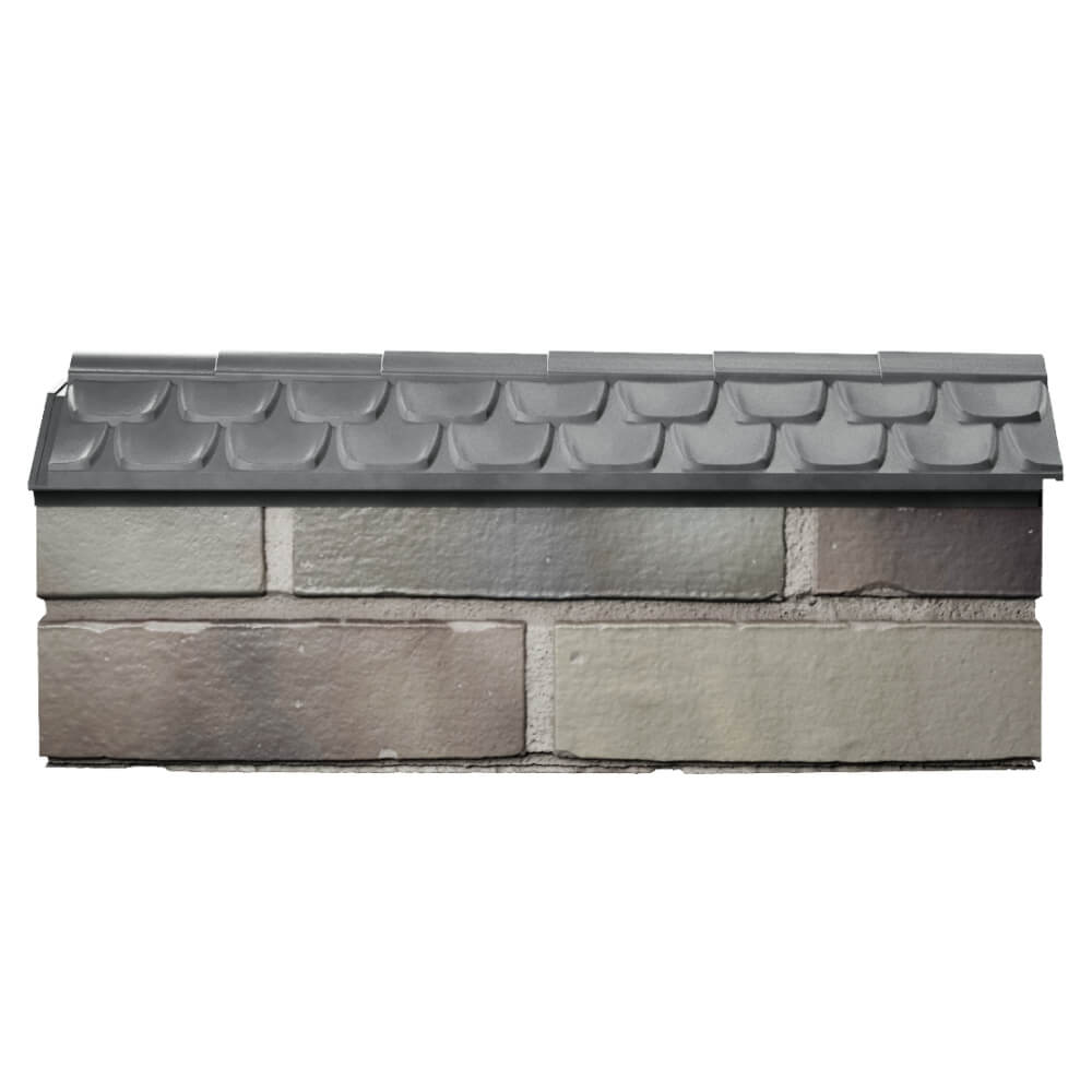 Парапет Zking Эльбрус Серый с посадкой на 0.5 кирпича (130мм) в Хабаровске фото