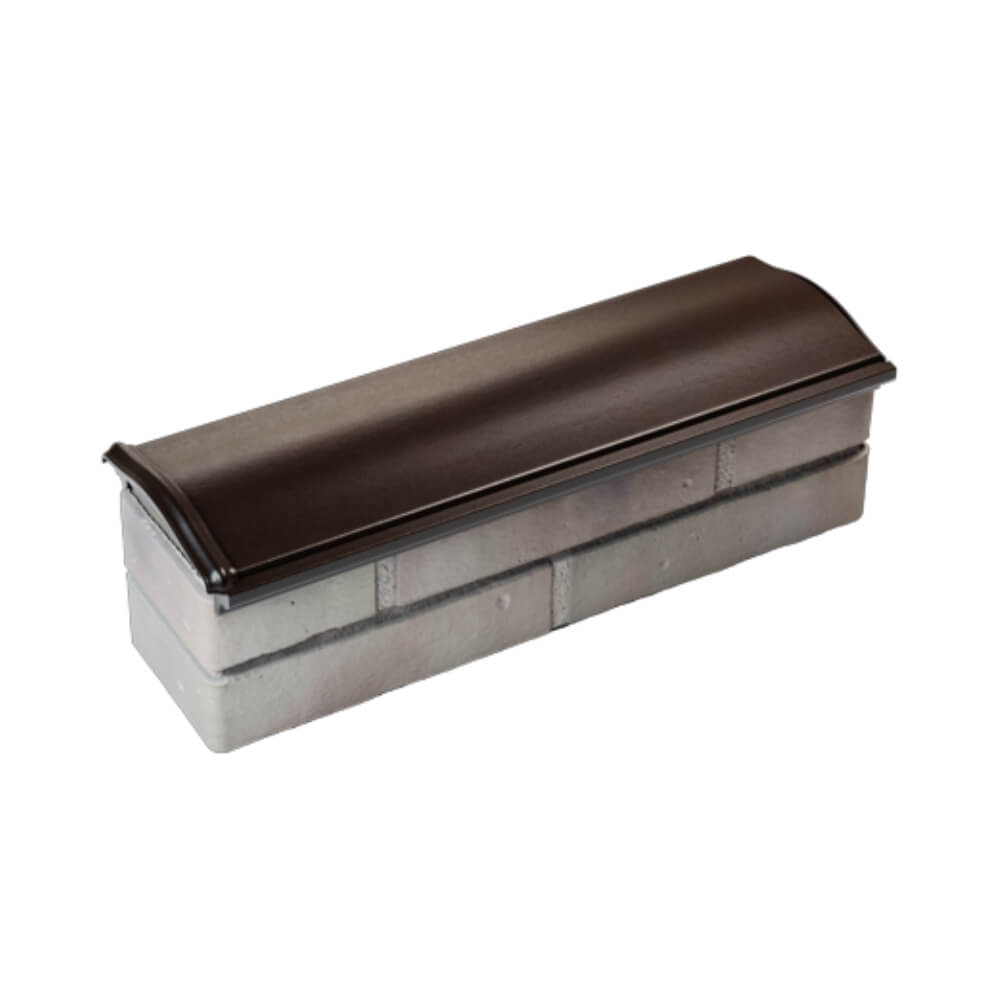 Парапет Zking Монблан Коричневый посадка на 0.5 кирпича (130мм) в Хабаровске фото