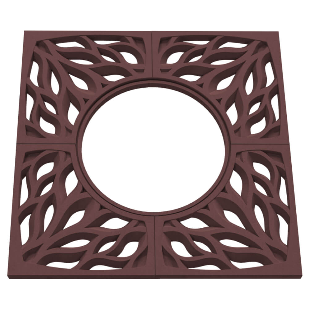 Приствольная решетка для дерева ZKING CRUST 1.2х1.2м Коричневая в Хабаровске фото