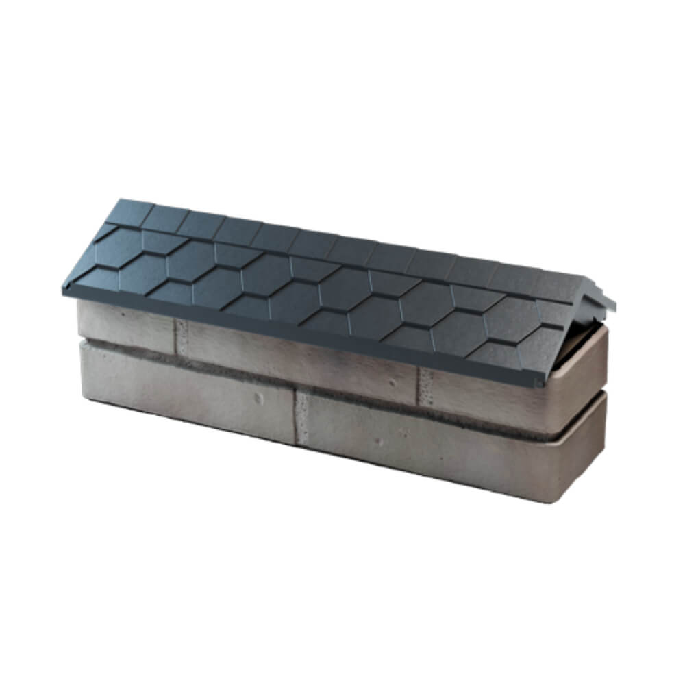 Парапет Zking Эверест Серый с посадкой на 0.5 кирпича (130мм) в Хабаровске фото