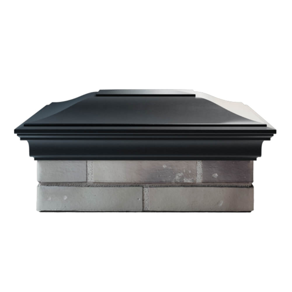 Колпак Zking Монблан Черный на столб 2х1.5 кирпича (515х385мм) в Хабаровске фото