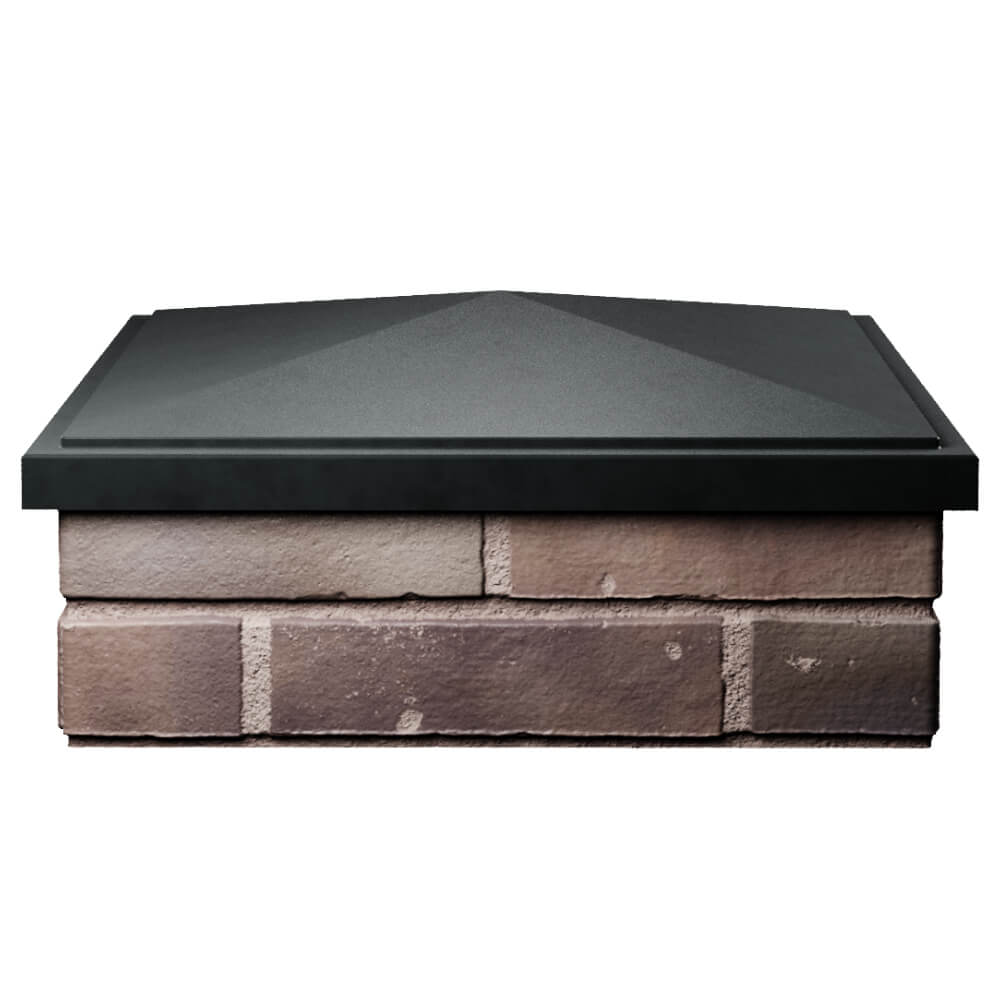 Колпак Zking БонаМоно Черный на столб 2х2 кирпича (515х515, 530х530мм) Хабаровск фото