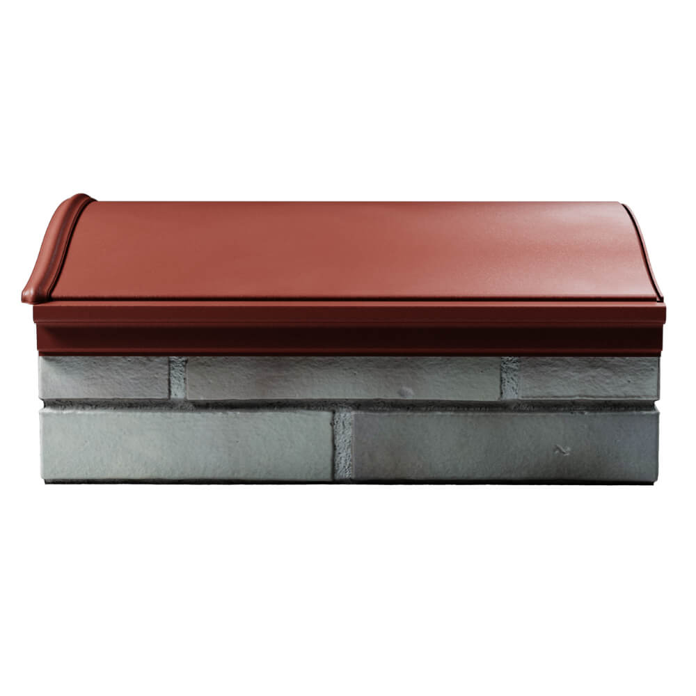 Парапет Zking Монблан Красный посадка на 1.5 кирпича (355/385мм) в Хабаровске фото