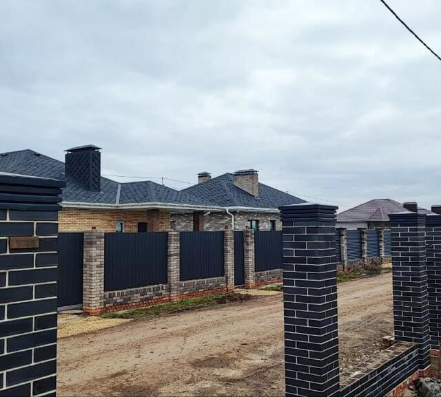 Колпак Zking Бона ХайТек Серый на столб 1.5х1.5 кирпича (385х385мм) в Хабаровске фото