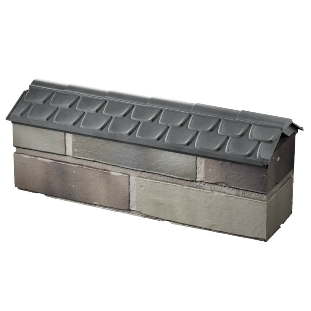 Парапет Zking Эльбрус Серый с посадкой на 0.5 кирпича (130мм) в Хабаровске фото