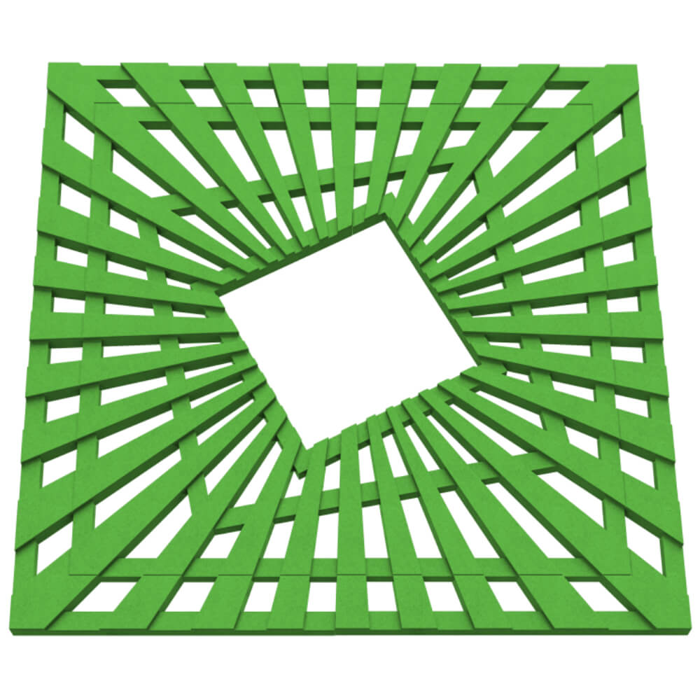 Приствольная решетка для дерева ZKING ATMOSPHERE 1.2х1.2м Зеленая в Хабаровске фото