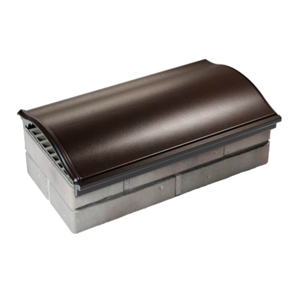 Парапет Zking Монблан Коричневый посадка на 1 кирпич (200/225/255мм) в Хабаровске фото