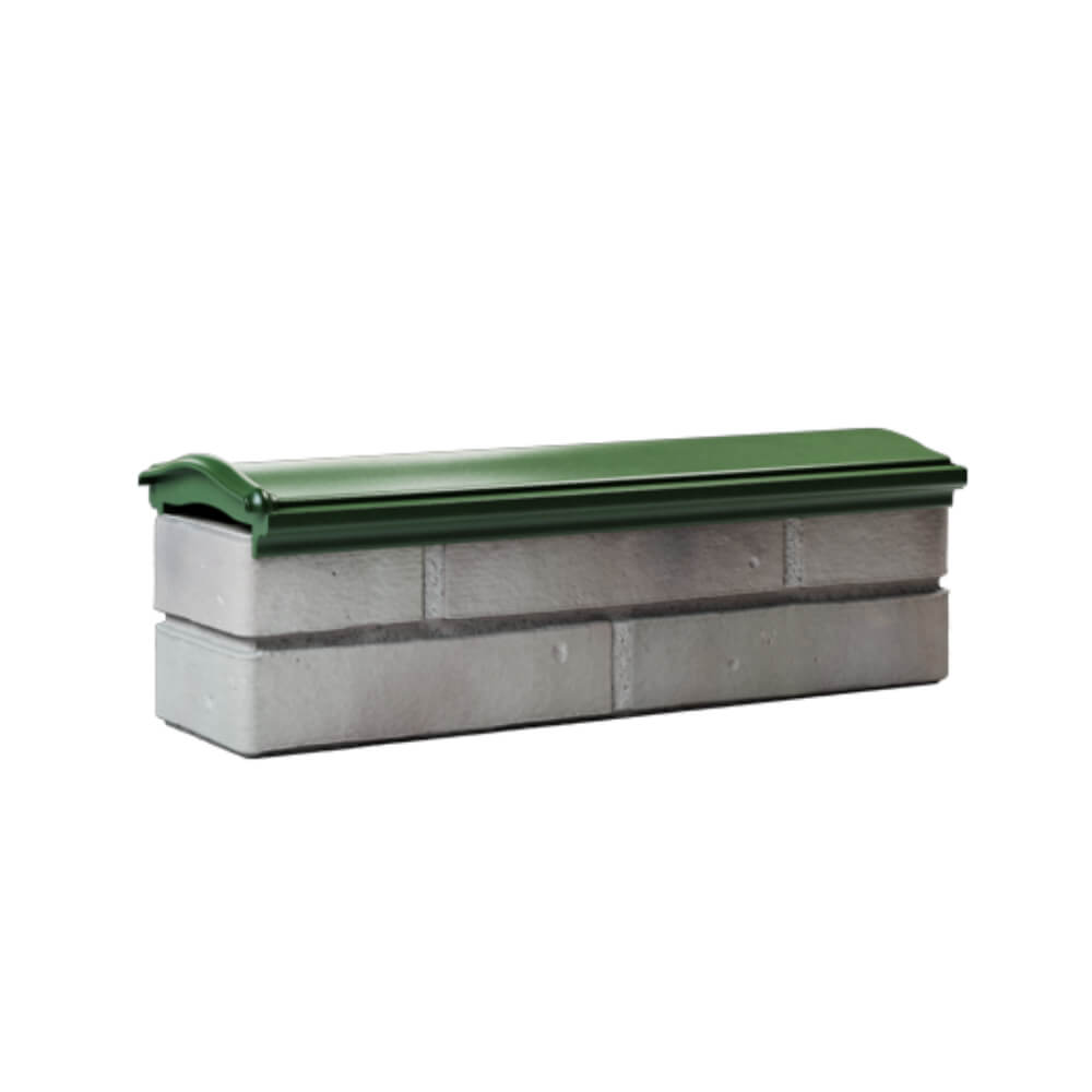 Парапет Zking Монблан Зеленый посадка на 0.5 кирпича (130мм) Хабаровск фото