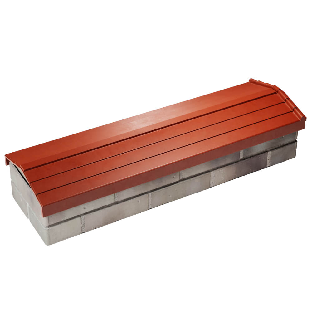 Парапет Zking Бона ХайТек Красный посадка на 0.5 кирпича (130мм) в Хабаровске фото