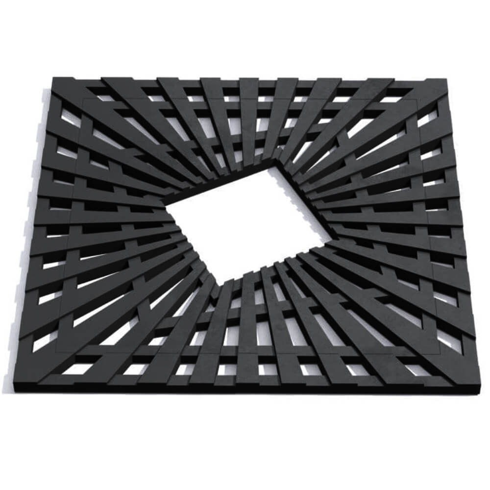 Приствольная решетка для дерева ZKING ATMOSPHERE 1.2х1.2м Черная Хабаровск фото