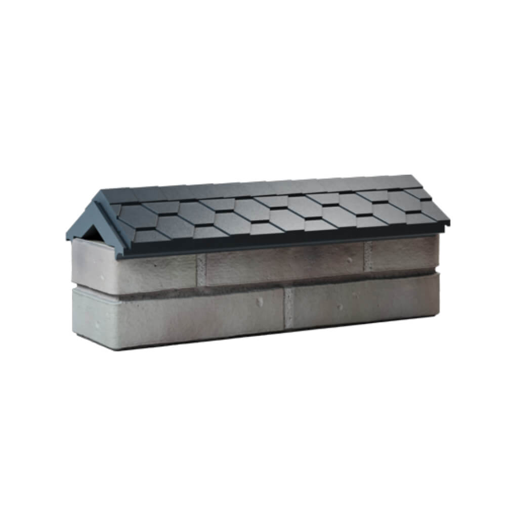 Парапет Zking Эверест Серый с посадкой на 0.5 кирпича (130мм) Хабаровск фото