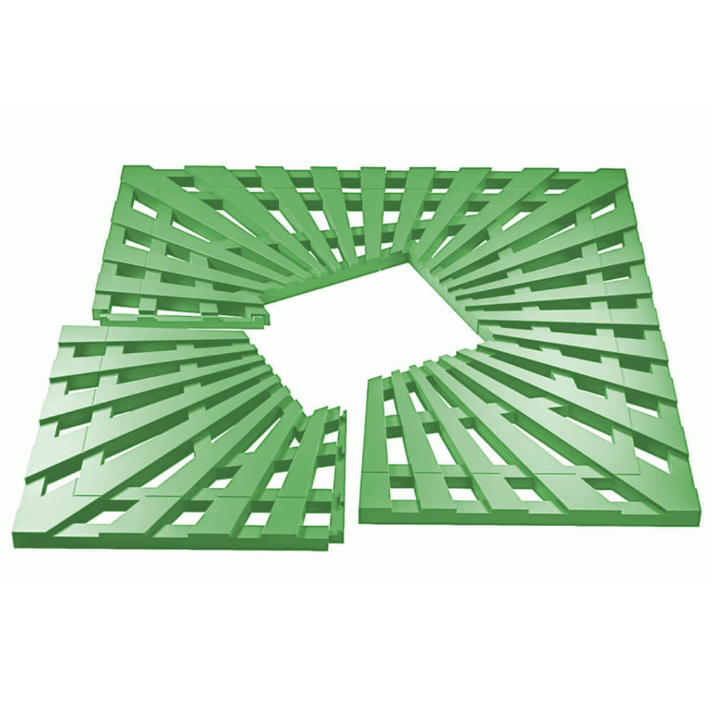 Приствольная решетка для дерева ZKING ATMOSPHERE 1.2х1.2м Зеленая в Хабаровске фото