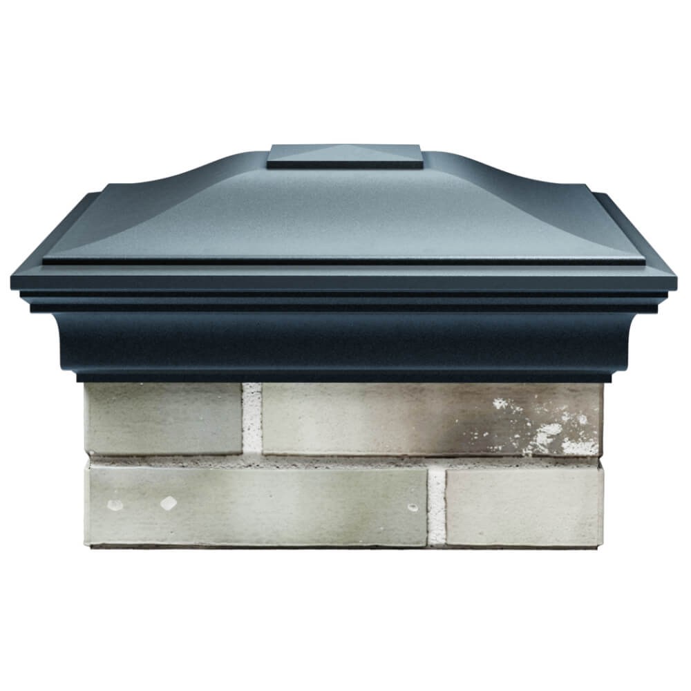 Колпак Zking Монблан Серый на столб 1.5х1.5 кирпича (385х385мм) Хабаровск фото