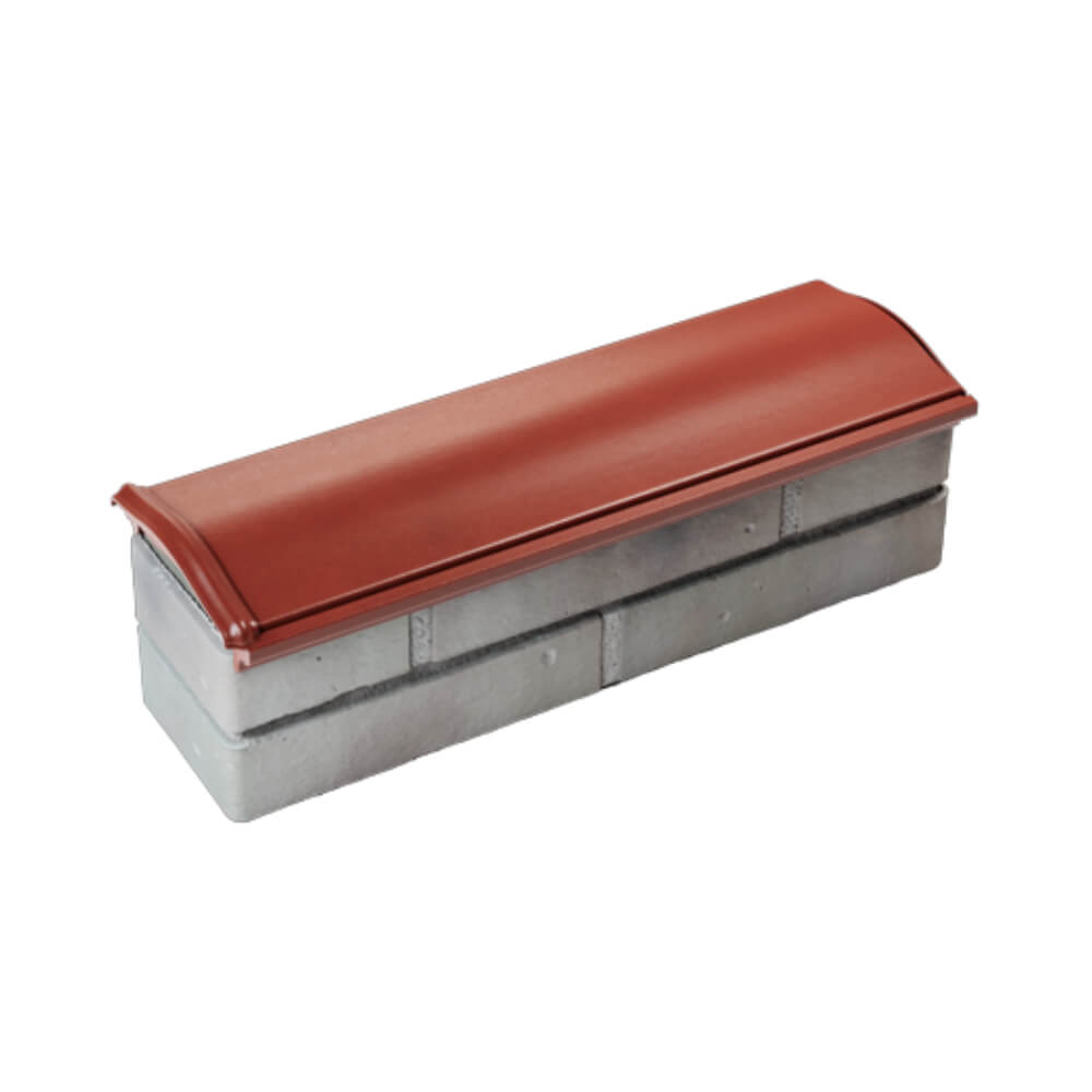 Парапет Zking Монблан Красный посадка на 0.5 кирпича (130мм) в Хабаровске фото