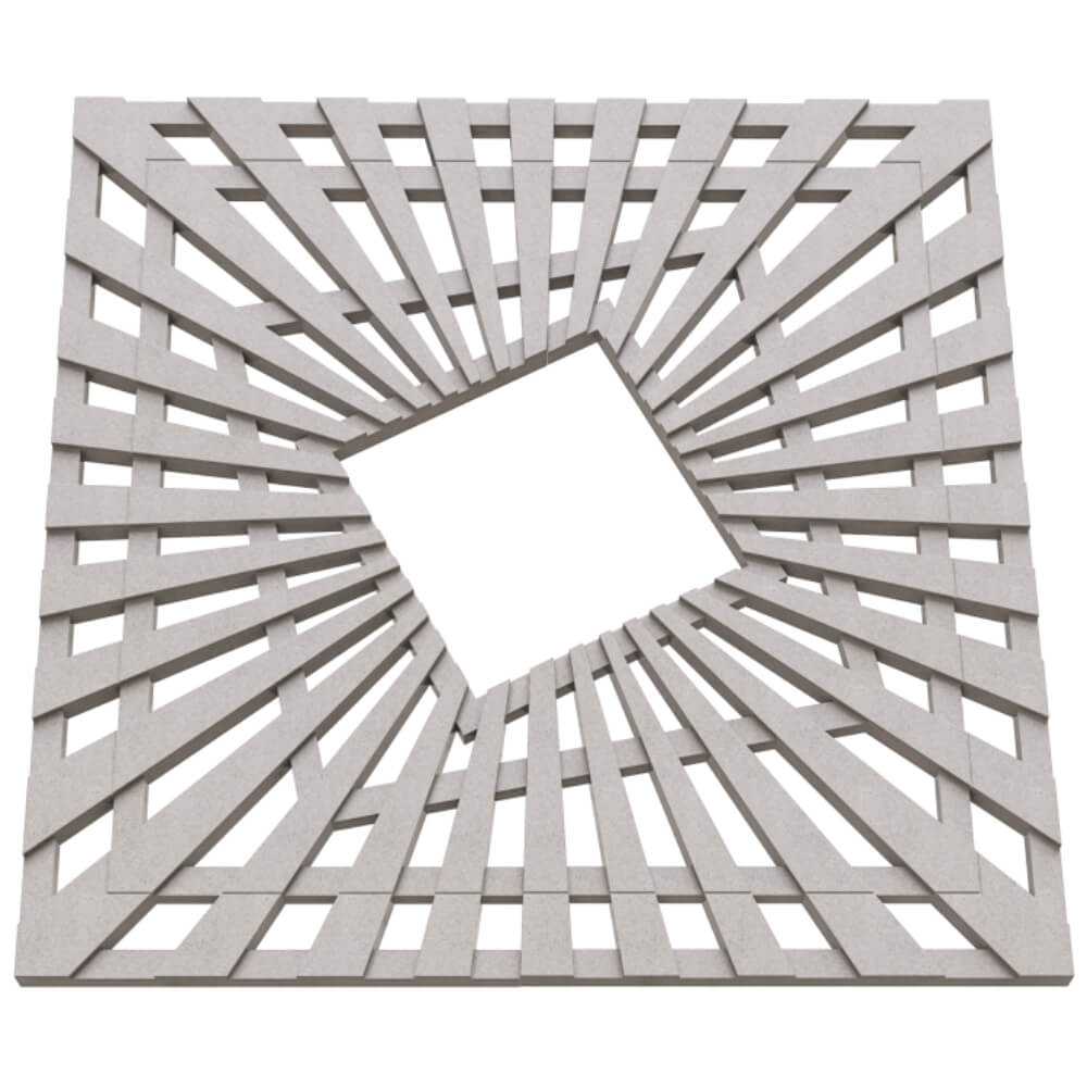 Приствольная решетка для дерева ZKING ATMOSPHERE 1.2х1.2м Бежевая в Хабаровске фото