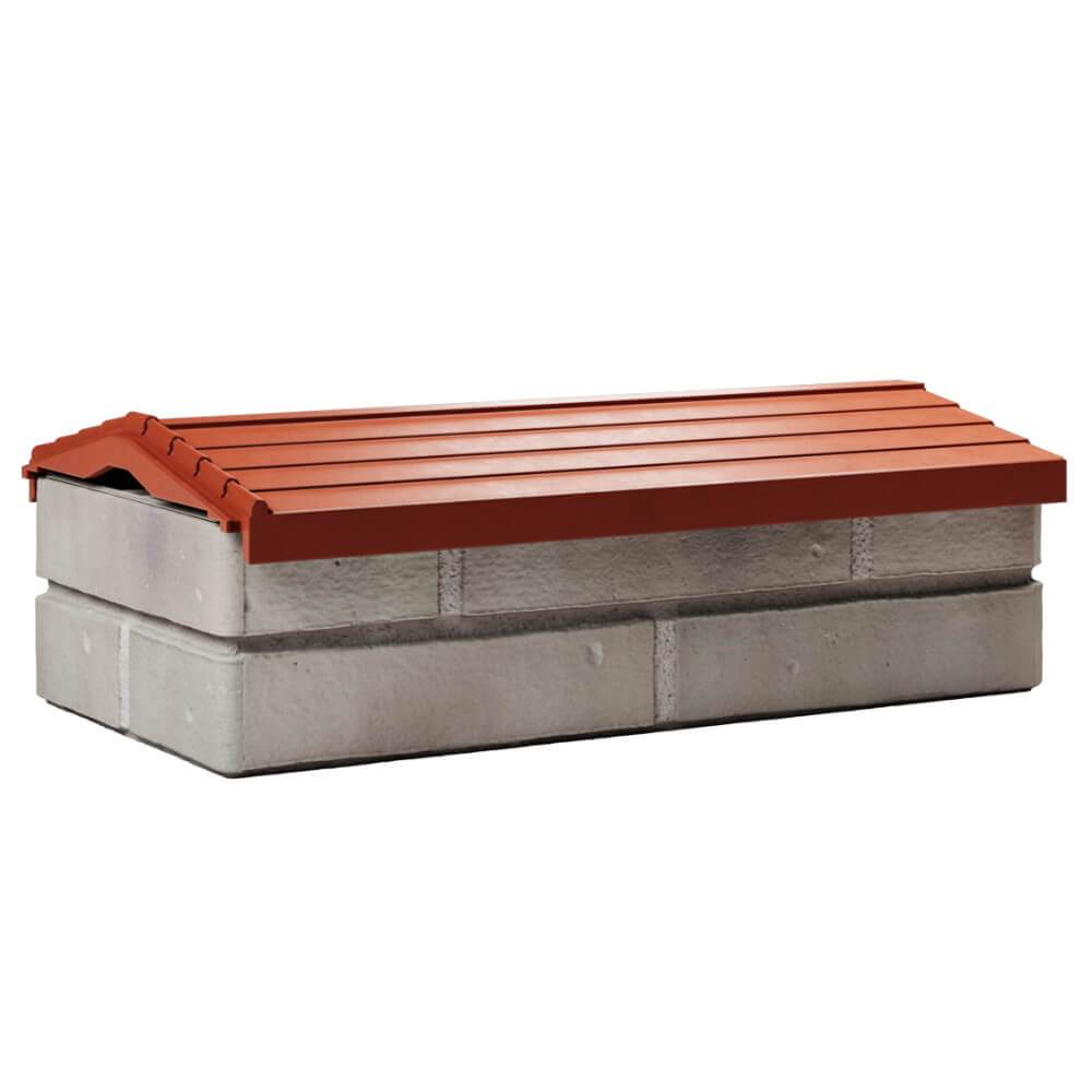 Парапет Zking Бона ХайТек Красный с посадкой на 1 кирпич (200/225/255мм) Хабаровск фото