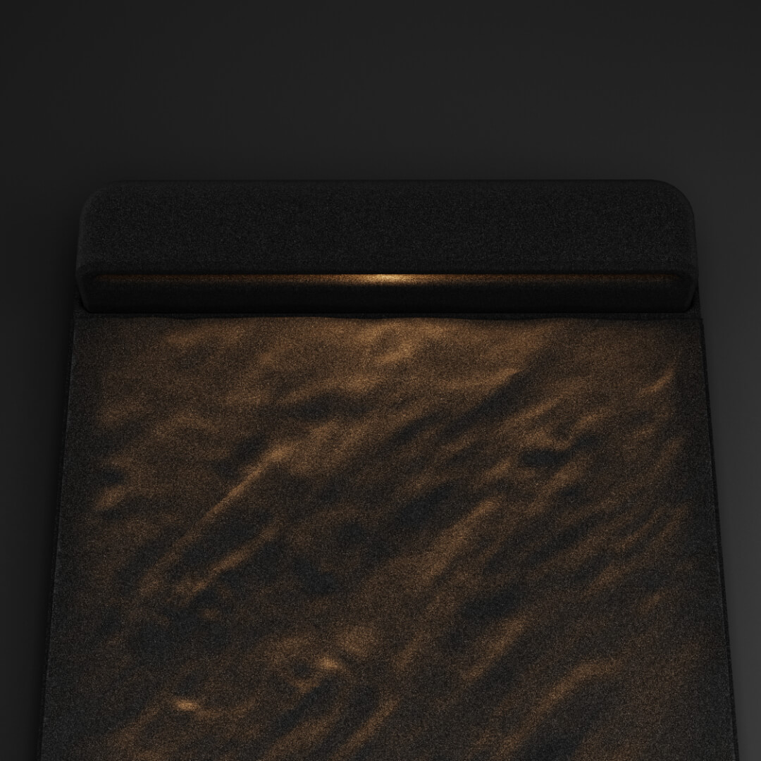 LED Светильник для шаговой плиты STONE Черный Сланец 330х75х98мм в Хабаровске фото