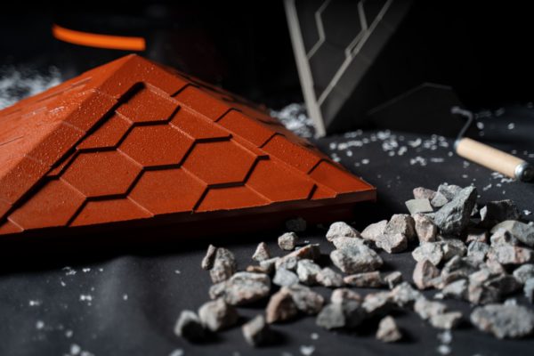 Колпак Zking Эверест Красный на столб 1.5х1.5 кирпича (390х390мм) в Хабаровске фото