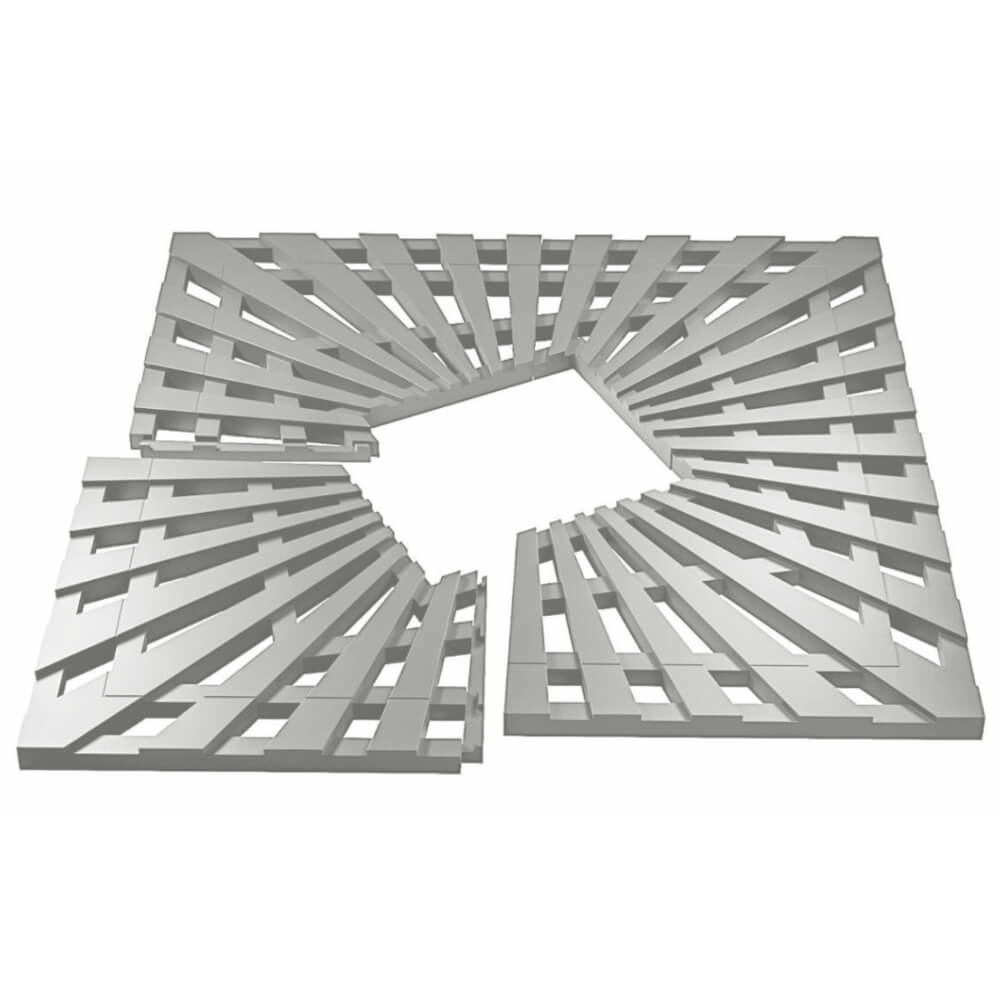 Приствольная решетка для дерева ZKING ATMOSPHERE 1.2х1.2м Бежевая в Хабаровске фото