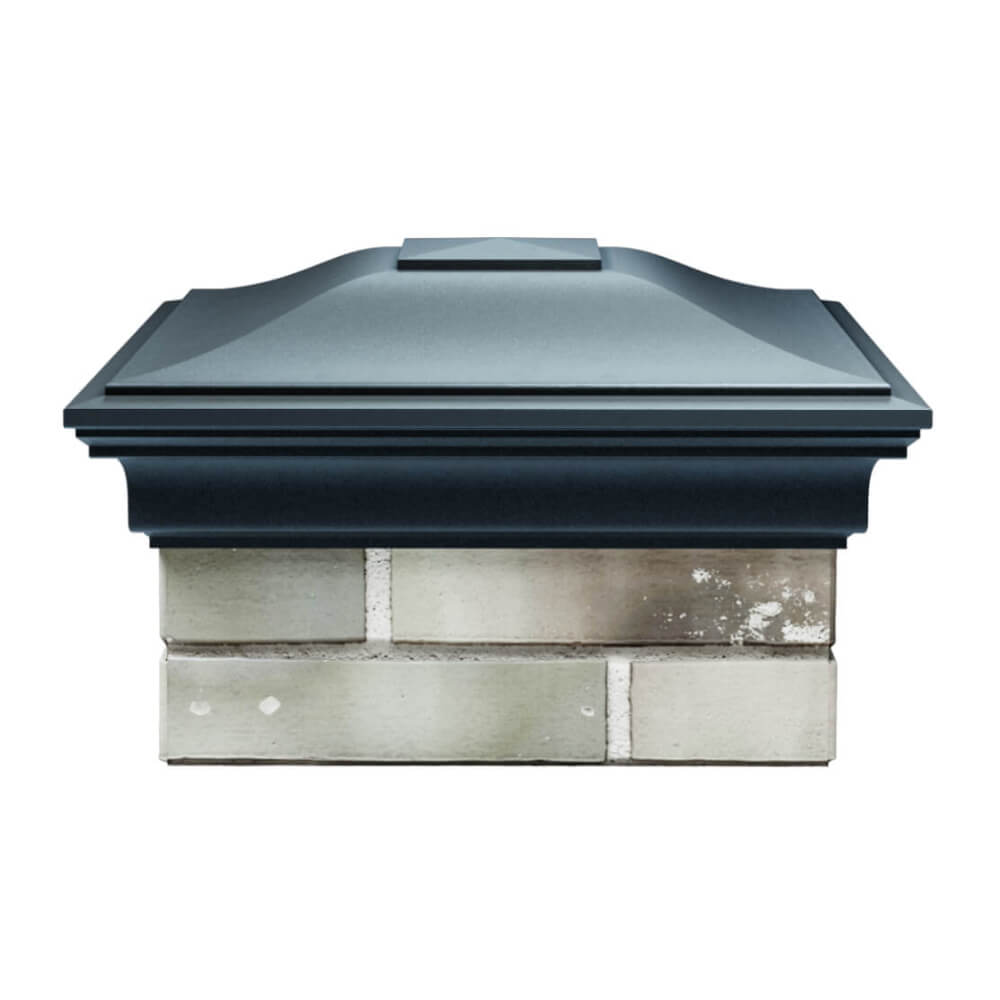 Колпак Zking Монблан Серый на столб 1.5х1.5 еврокирпича 0.7НФ (355х355мм) Хабаровск фото