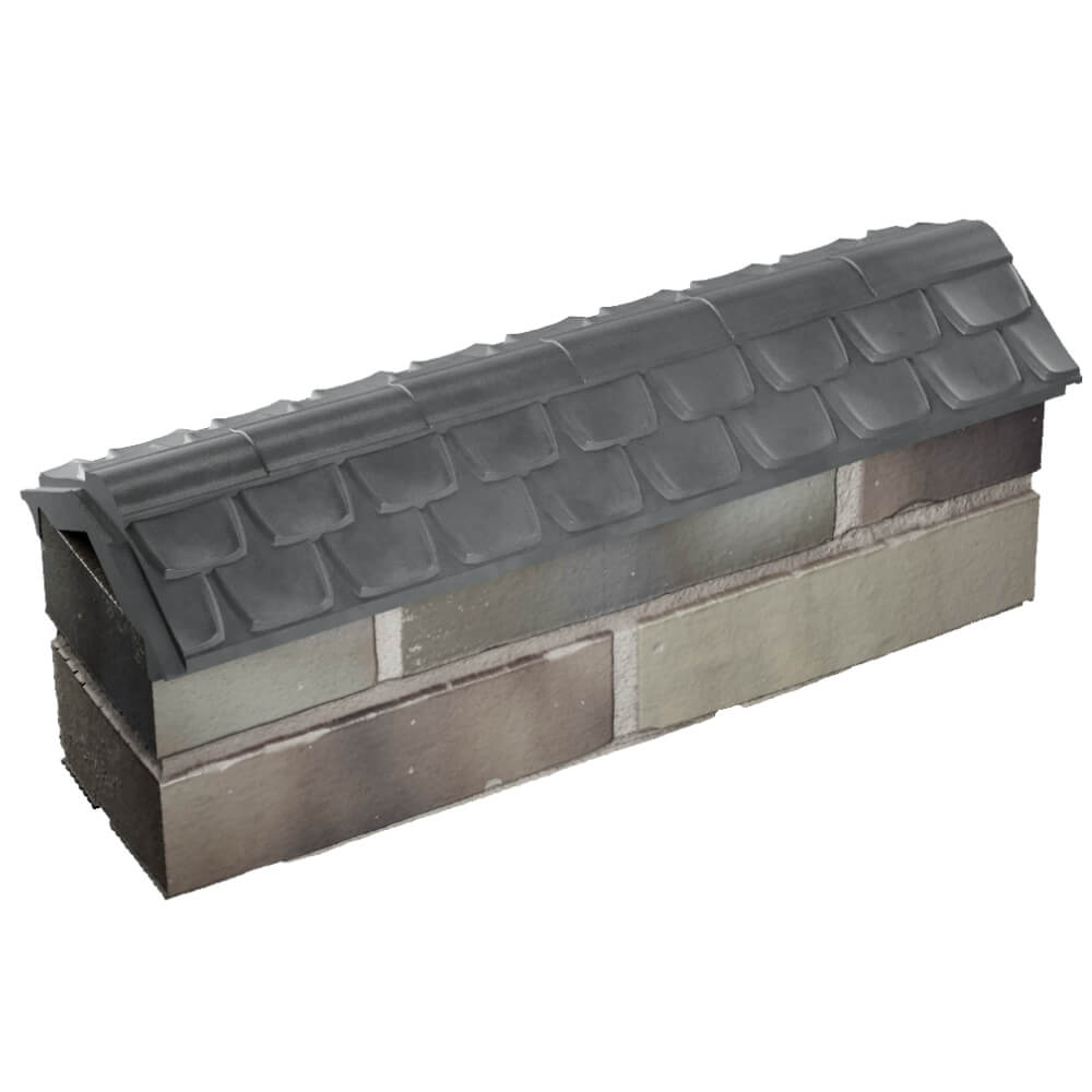 Парапет Zking Эльбрус Серый с посадкой на 0.5 кирпича (130мм) в Хабаровске фото