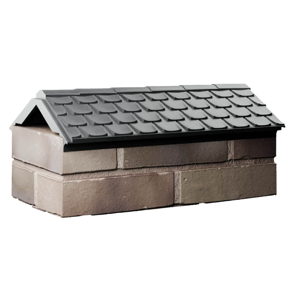 Парапет Zking Эльбрус Серый с посадкой на 1 кирпич (255мм) Хабаровск фото