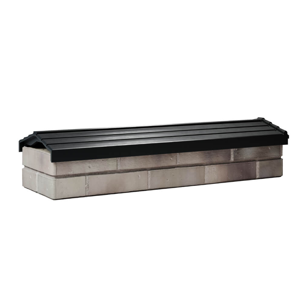 Парапет Zking Бона ХайТек Черный посадка на 0.5 кирпича (130мм) Хабаровск фото