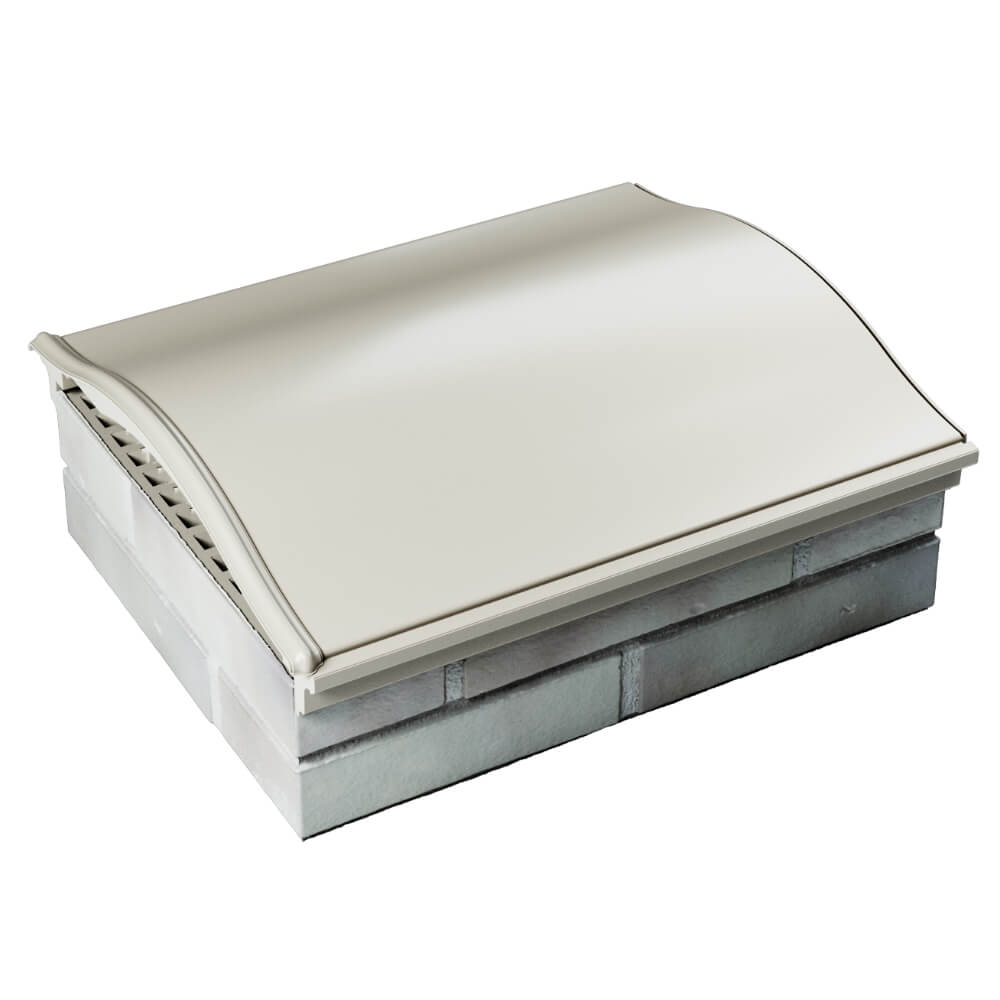 Парапет Zking Монблан Бежевый посадка на 1.5 кирпича (355/385мм) в Хабаровске фото