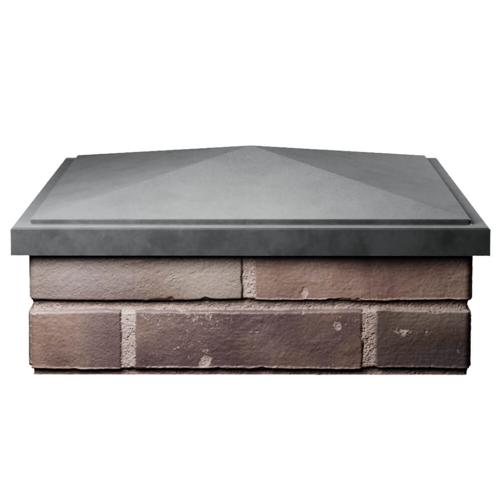 Колпак Zking БонаМоно Серый на столб 2х2 кирпича (515х515, 530х530мм) Хабаровск фото