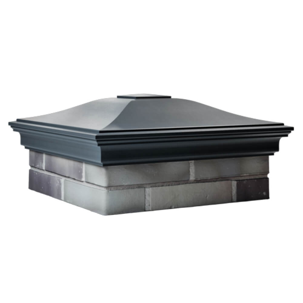 Колпак Zking Монблан Серый на столб 2х2 кирпича (515х515мм) в Хабаровске фото