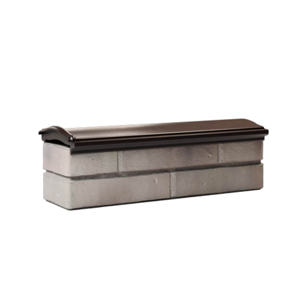 Парапет Zking Монблан Коричневый посадка на 0.5 кирпича (130мм) Хабаровск фото