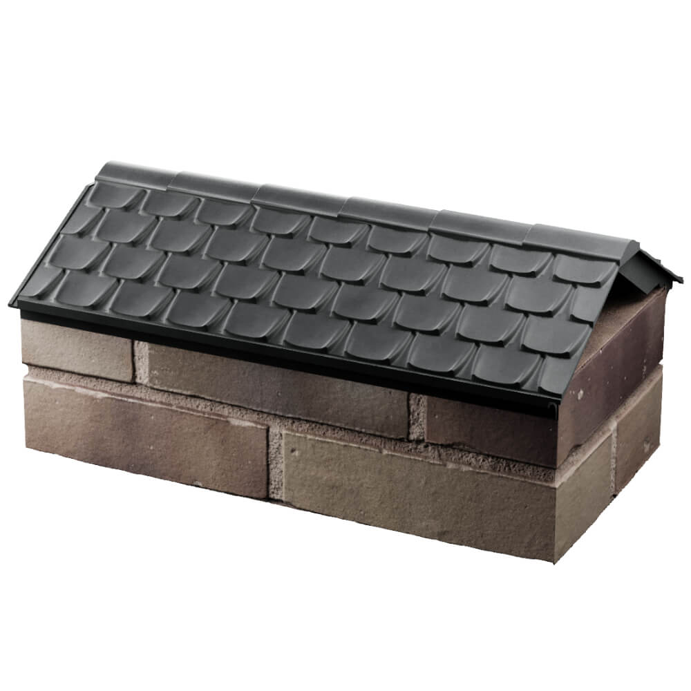 Парапет Zking Эльбрус Серый с посадкой на 1 кирпич (255мм) в Хабаровске фото