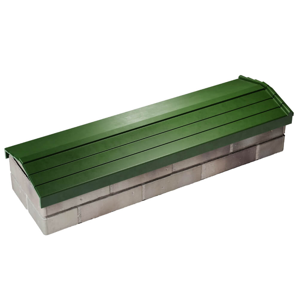 Парапет Zking Бона ХайТек Зеленый посадка на 0.5 кирпича (130мм) в Хабаровске фото