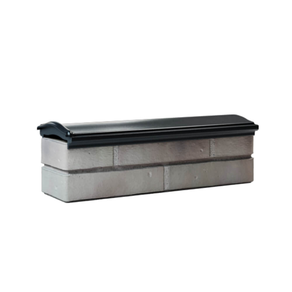 Парапет Zking Монблан Черный посадка на 0.5 кирпича (130мм) Хабаровск фото