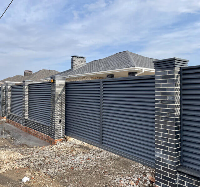 Колпак Zking Бона ХайТек Серый на столб 1.5х1.5 кирпича (385х385мм) в Хабаровске фото