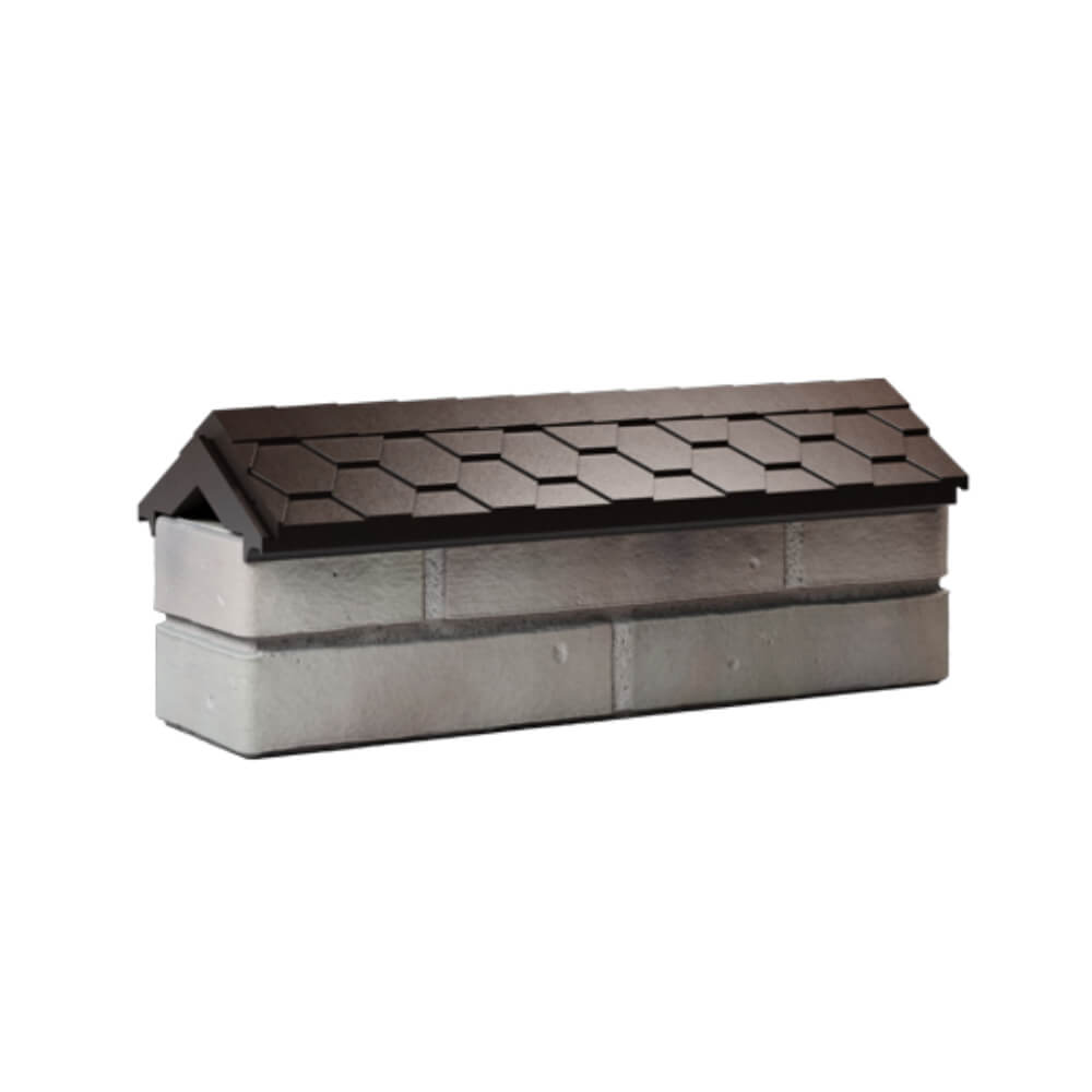 Парапет Zking Эверест Коричневый с посадкой на 0.5 кирпича (130мм) Хабаровск фото