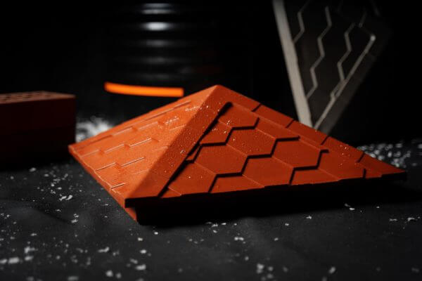 Колпак Zking Эверест Красный на столб 1.5х1.5 кирпича (390х390мм) в Хабаровске фото