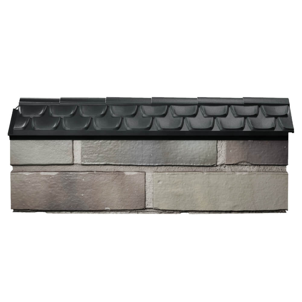 Парапет Zking Эльбрус Черный с посадкой на 0.5 кирпича (130мм) в Хабаровске фото