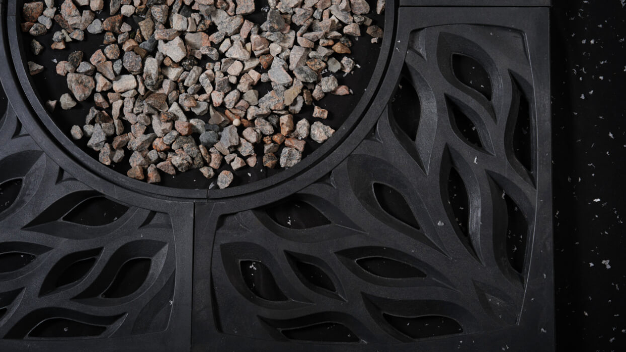 Приствольная решетка для дерева ZKING CRUST 1.2х1.2м Черная в Хабаровске фото