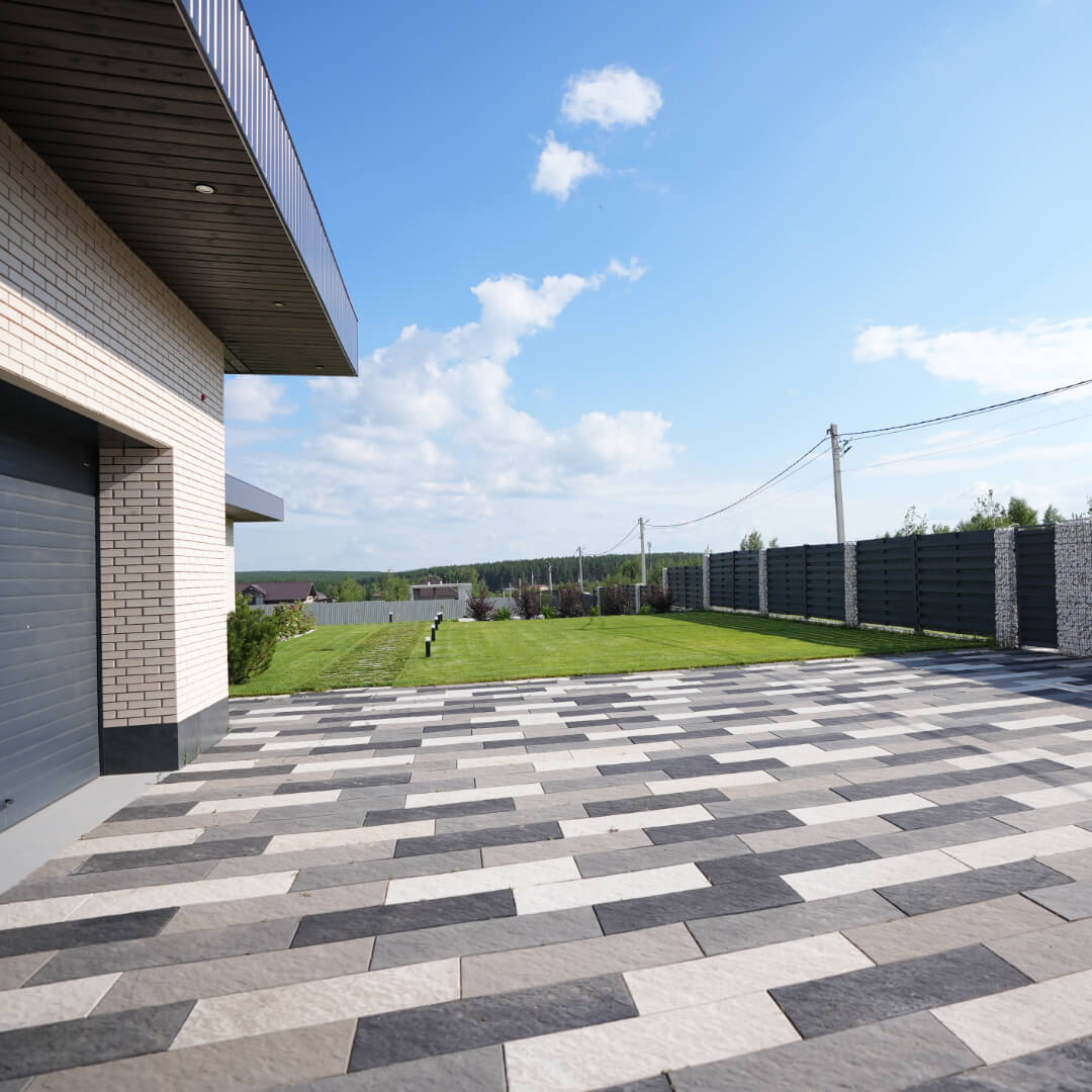 Шаговая плита STONE Графитовый Серый 990х330х55мм в Хабаровске фото